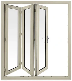 Cream Bifold Door Lock Up Swatch
