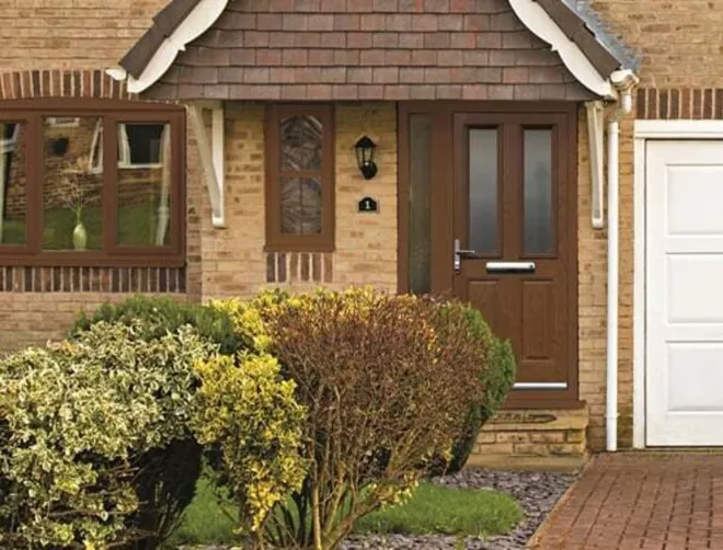 Golden Oak Front Door