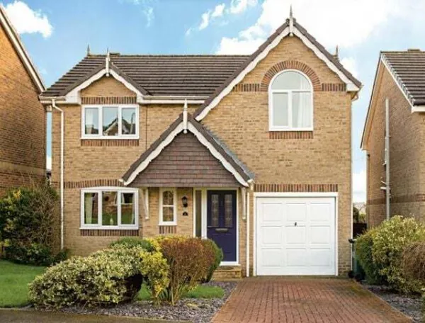 Blue Composite Door