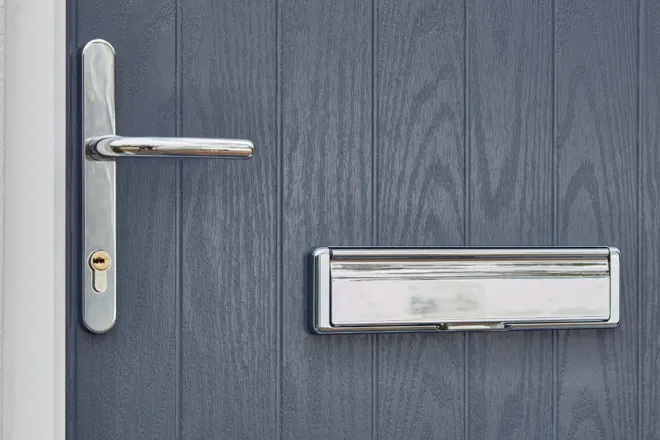 Anthracite Grey Composite Door Close Up