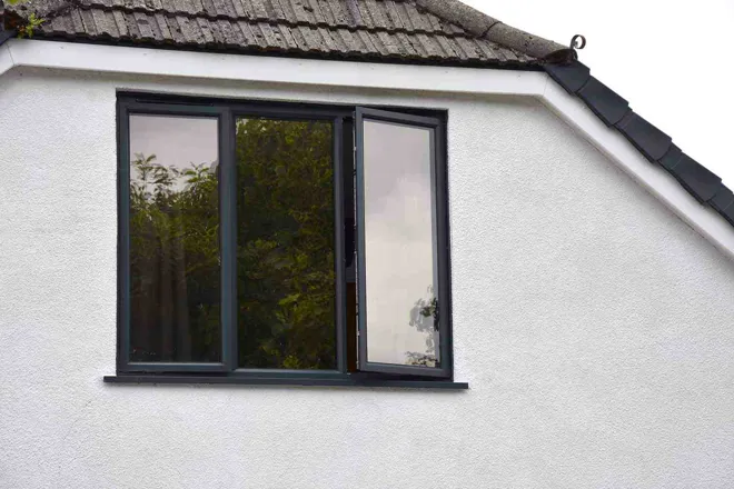 Black Casement Aluminium Windows