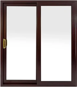 Patio Door Lockup Swatch Dark Woodgrain