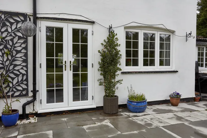 French Doors And Windows With Insert Bars