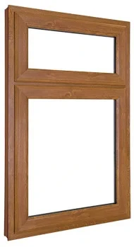 Golden Oak Windows Lockup