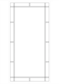 Leaded Glass Diagram Westmorland